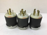Hubbell HBL2731 Twist-Lock Plug 30 A 480 VAC Lot Of 3