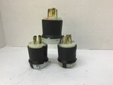 Hubbell HBL2731 Twist-Lock Plug 30 A 480 VAC Lot Of 3