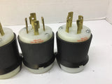 Hubbell HBL2731 Twist-Lock Plug 30 A 480 VAC Lot Of 4