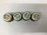 Hubbell HBL2731 Twist-Lock Plug 30 A 480 VAC Lot Of 4