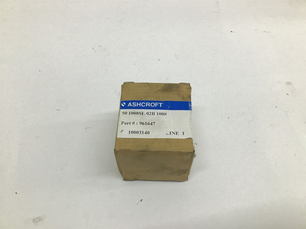 Ashcroft 50 1008SL 02B 100 PSI Gauge