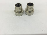 AMP 208716-1 Connector Lot Of 2