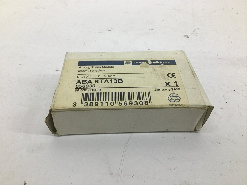 Telemecanique ABA 6TA13B Analog Trans. Module