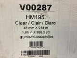 Tufflex V00287 HM195 Clear 5-Rolls 48 mm X 914 M