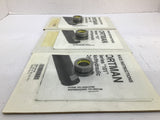 Ortman RG001530160 Series 101 Air/Hydraulic Cylinder Kit Lot Of 3