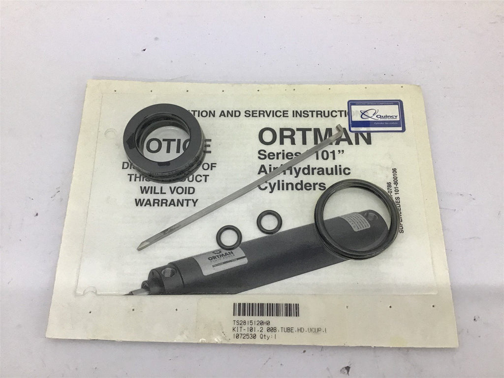 Ortman TS2815120H0 Series 101 Air/Hydraulic Cylinder