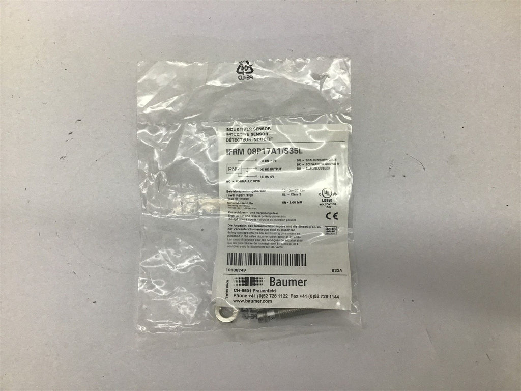 Baumer IFRM 08P17A1/S35L Inductive Sensor