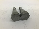 Koyo K Hex Bolt 3-1/2" Length x 5/8" Thread x 1" OD Lot Of 2