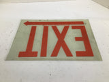 Western Fluorescent Light Co. Exit Sign 12" Length x 8-1/2" Width