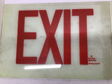 Star Bright Chicago Exit Sign 12" L x 8-1/2" W Lot Of 2