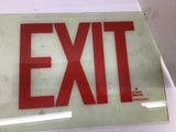 Star Bright Chicago Exit Sign 12" L x 8-1/2" W Lot Of 2