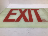 Star Bright Chicago Exit Sign 12" L x 8-1/2" W Lot Of 2