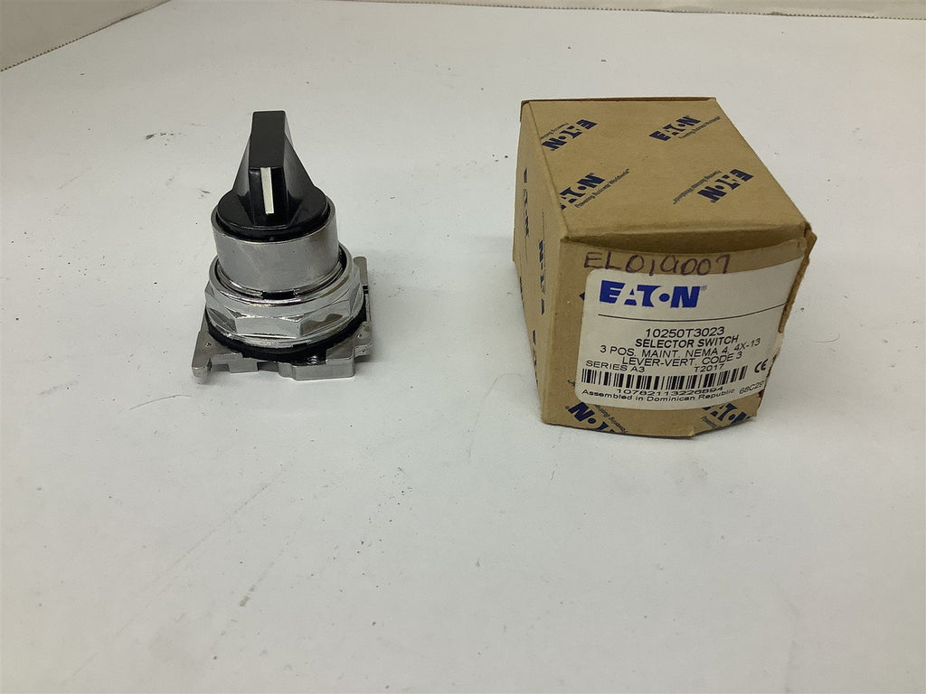 Eaton 10250T3023 Ser. A3 Selector Switch 3-Position