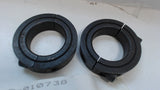2 Double Split Clamping  Shaft Collar - 1 1/4" Bore -  Black Oxide - New