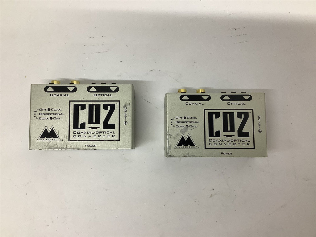 M Audio C02 Coaxial/Optacial Converter Lot Of 2