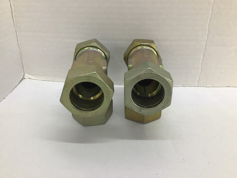 Voss FR6 L28 Coupling 1-1/8" Fitting Lot Of 2