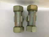 Voss FR6 L28 Coupling 1-1/8" Fitting Lot Of 2