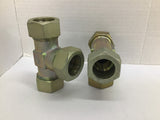 Voss FR6 L28 Coupling 1-1/8" Fitting Lot Of 2
