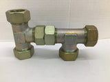 Voss FR6 L28 Coupling 1-1/8" Fitting Lot Of 2