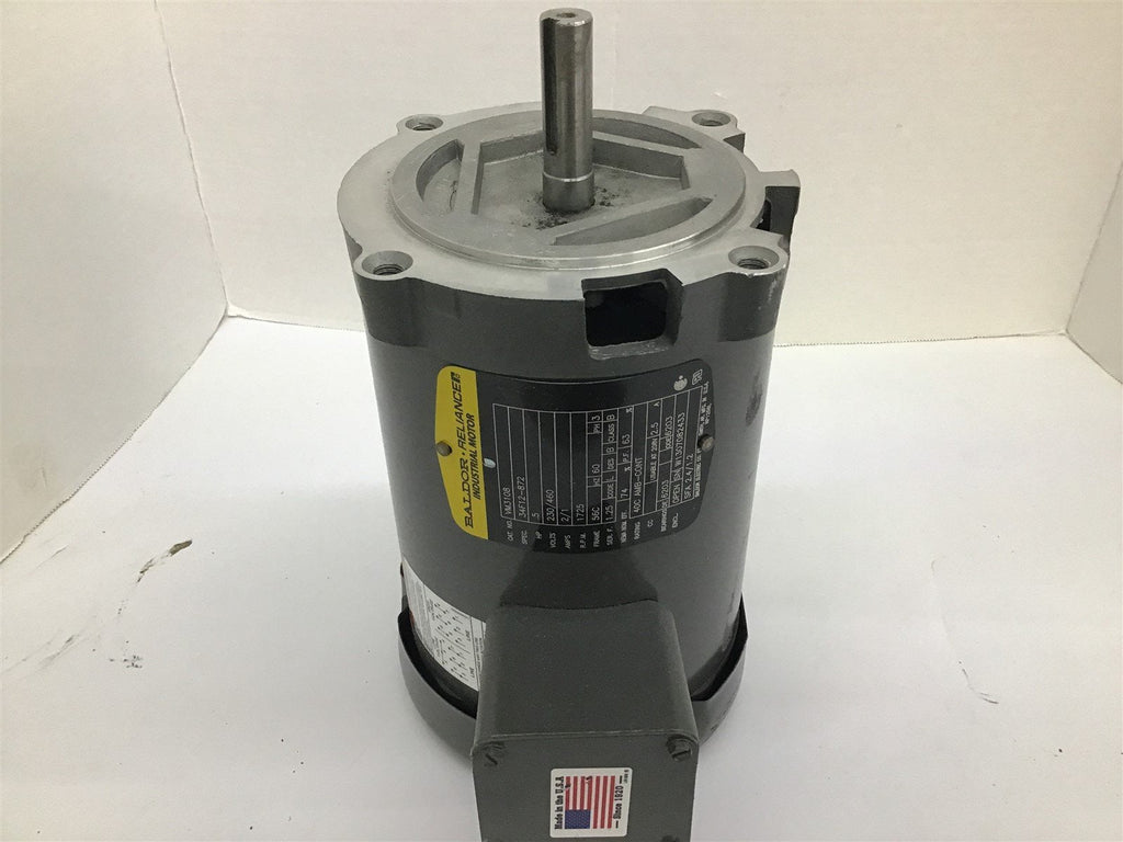 Baldor Reliance VM3108 AC Motor 0.5 HP 230/460V 1725 RPM 4P 56C 3 PH 60 Hz OPEN