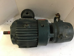 Reliance AC Motor 1.5 Hp 460 V 1800 Rpm 4P Fr X1841 3 Ph 60 Hz TEFC Sterns Brake