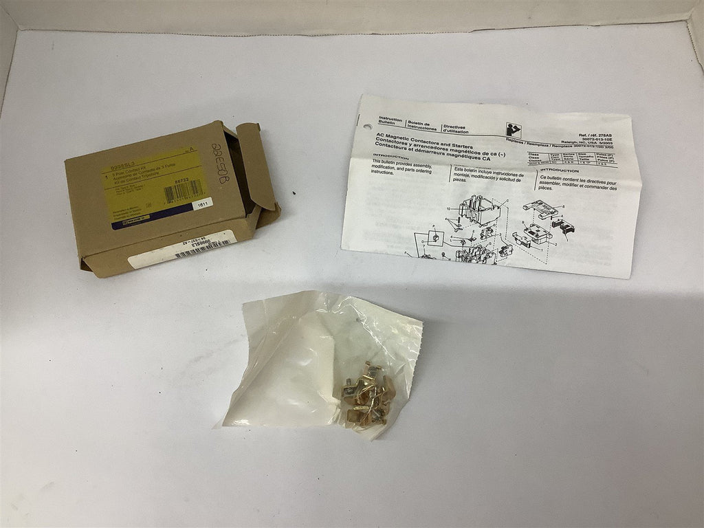 Square D 9998SL3 Ser. A Contact Kit 3 Pole Type S Size 1