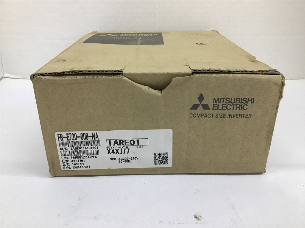 Mitsubishi Electric FR-E720-008-NA Compact Size Inverter 3PH 200 V