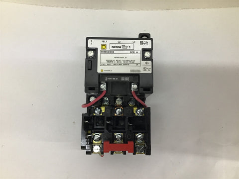 Square D 8536SCO3S Ser. A Starter-Coil NEMA Size 1 3 PH 460/575 V 60 Hz 10 HP
