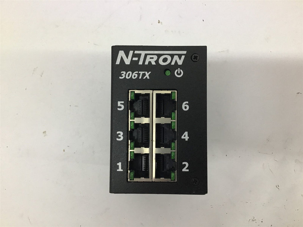 N-Tron 306TX Ethernet Switch 10-30 VDC 0.5 A 6 Port
