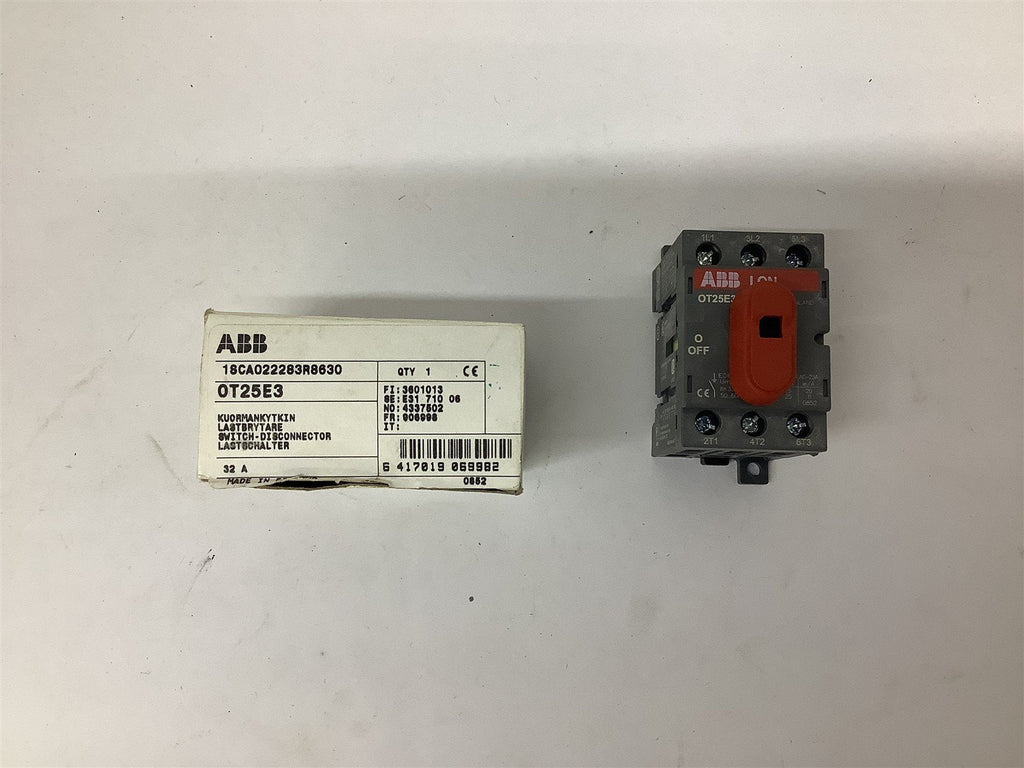ABB OT25E3 Switch-Disconnector 3 PH