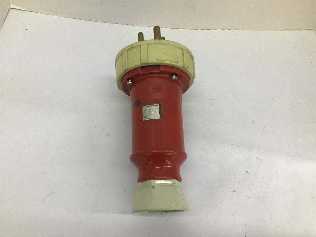 Arrow Hart AH 460P7W Male Plug and Sleeve 60 A 480 VAC