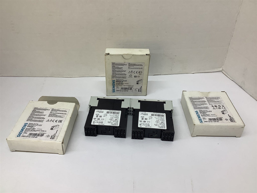 Siemens 3RP1512-1AP30 Time Relay Lot Of 3