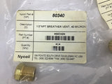 Nycoil 80340 1/2" NPT Breather Vent 40 Micron Lot Of 5