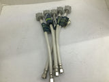 B and K 495-103 12" Toilet Supply Line 3/8" x 7/8" Lot Of 5