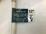 B and K 495-103 12" Toilet Supply Line 3/8" x 7/8" Lot Of 5
