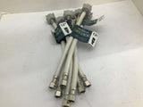 B and K 495-103 12" Toilet Supply Line 3/8" x 7/8" Lot Of 7