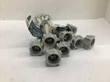 B and K 495-103 12" Toilet Supply Line 3/8" x 7/8" Lot Of 7