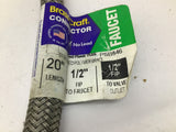 Brasscraft Connector PSB846 Faucet 20" L 1/2" Fip Lot Of 4