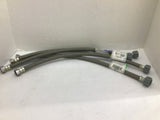 Brasscraft Connector PSB846 Faucet 20" L 1/2" Fip Lot Of 4