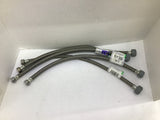 Brasscraft Connector PSB846 Faucet 20" L 1/2" Fip Lot Of 4