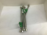 B and K 496-001 12" Faucet Supply Line 3/8" x 1/2" Lot Of 6