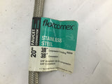 Danco Flexconnex 52224 Stainless Steel 20" Faucet Connector 3/8" Lot Of 2