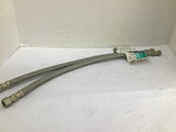 Danco Flexconnex 52224 Stainless Steel 20" Faucet Connector 3/8" Lot Of 2