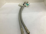 Danco Flexconnex 52224 Stainless Steel 20" Faucet Connector 3/8" Lot Of 2