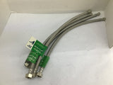 B and K 496-003 20" Faucet Supply Line 3/8" x 1/2" Lot Of 4