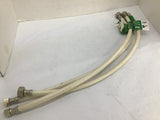 B and K 495-004 24" Faucet Supply Line 3/8" x 1/2" Lot Of 3