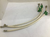 B and K 495-004 24" Faucet Supply Line 3/8" x 1/2" Lot Of 3