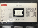 ABB EH550 Contactor 3PH 600V 600 Amp 500 HP