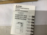 Mitsubishi FR-E520-7.5K-NA Transistorized Inverter 3 PH 200-240 V 50/60 Hz