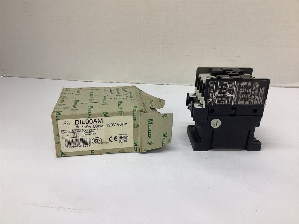 Moeller DIL00AM Contactor 110 V 50 Hz/ 120 V 60 Hz